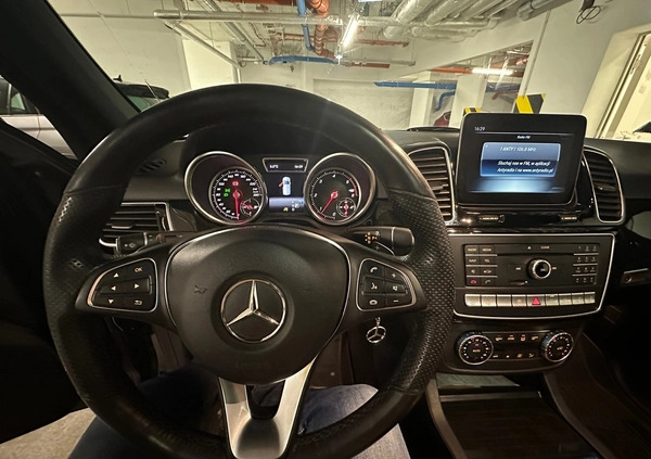 Mercedes-Benz GLE cena 199000 przebieg: 139000, rok produkcji 2018 z Biskupiec małe 106